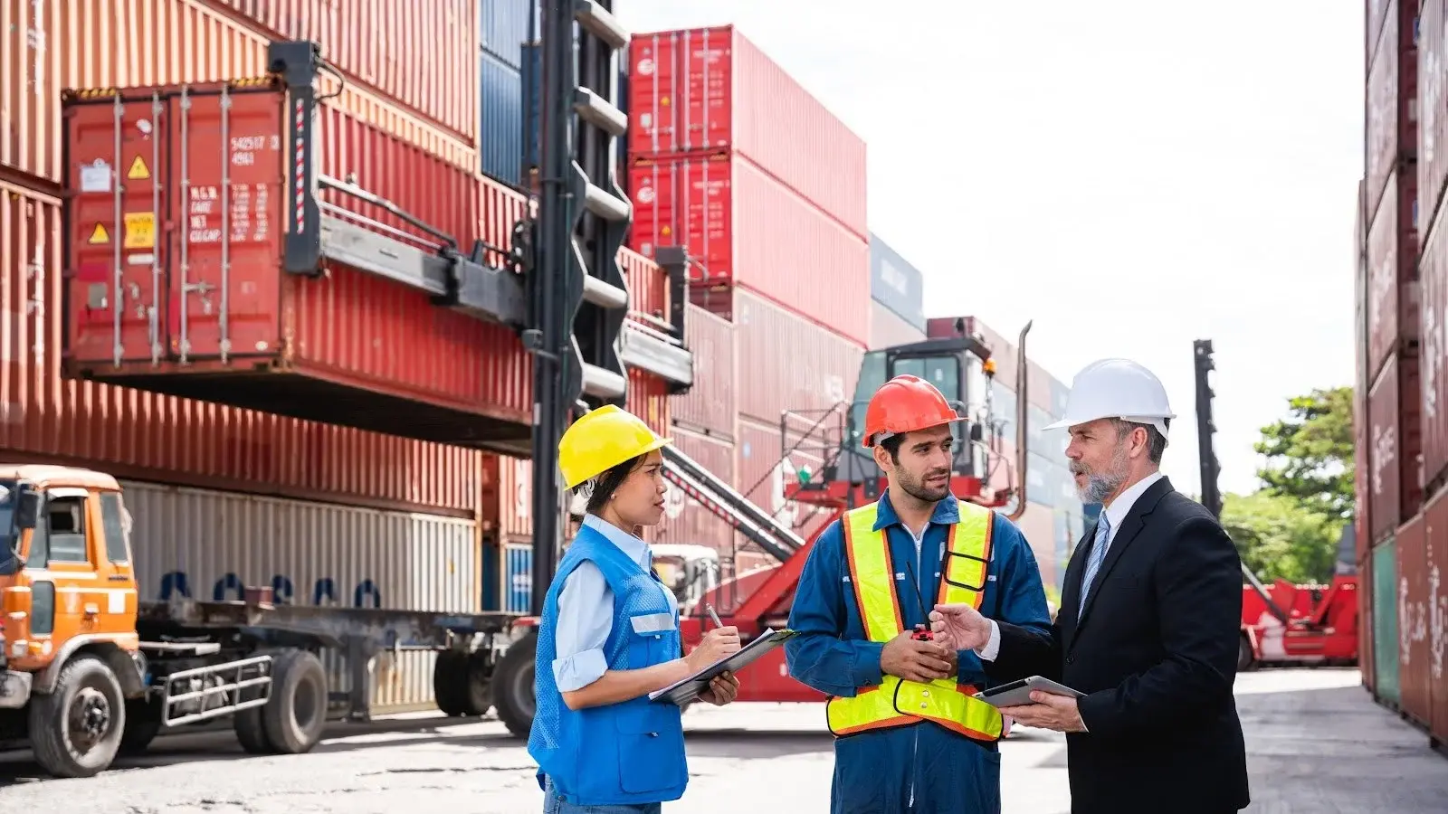 port logistics operations